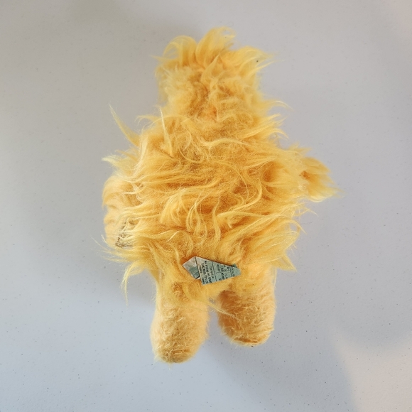 Vintage 70s 80s YELLOW BIG BIRD Stuffed Plush Animal Toy Pet Ganz Bros Rubber - Picture 5 of 8